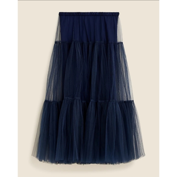 J.Crew Collection tiered tulle maxi skirt - Picture 7 of 12